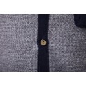 Men's Casual Shirt Long Sleeve Winter Fashion Button Gray