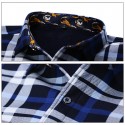 Casual Shirt Striped Plaid Long Sleeve Party Ballad Young Club