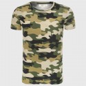 Camiseta Estampa do Exercito Militar Básica Casual Esporte Fino Homem