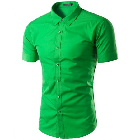 camisa social verde