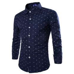 camisa social masculina azul escuro