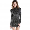 Diamond Dress Black Short Elegant Party and Ballad