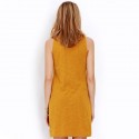 Vestido Casual Amarelo Verão Curto Básico