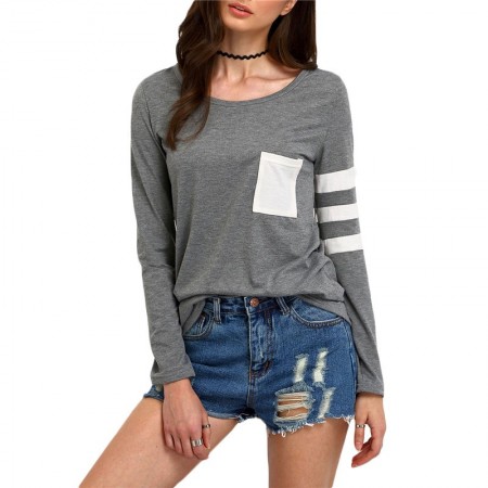 Women's Casual Long Sleeve Gray Winter Casual