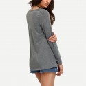 Women's Casual Long Sleeve Gray Winter Casual