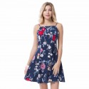 Women's Casual Dress Beach Casual Print Floral Print with Strap Lightweight Skirt