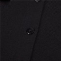 Midi Women's Long Sleeves Gray Worker Dress