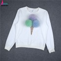 Moletom Feminina Fofa Blusa Divertidas com Pelucia Diversas Cores