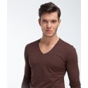 Long Sleeve V-neck Men's Casual Plus Size Sizes Large