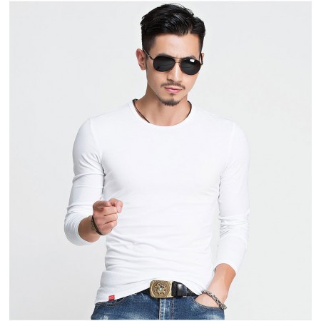 Men's Long Sleeve Casual T-Shirt Lisa Gola Careca Plus