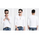 Men's Long Sleeve Casual T-Shirt Lisa Gola Careca Plus