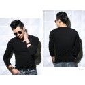 Men's Long Sleeve Casual T-Shirt Lisa Gola Careca Plus