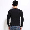 Men's Long Sleeve Casual T-Shirt Lisa Gola Careca Plus