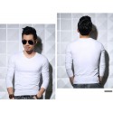 Men's Long Sleeve Casual T-Shirt Lisa Gola Careca Plus