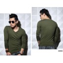 Men's Long Sleeve Casual T-Shirt Lisa Gola Careca Plus