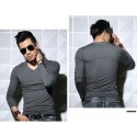 Men's Long Sleeve Casual T-Shirt Lisa Gola Careca Plus