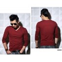 Men's Long Sleeve Casual T-Shirt Lisa Gola Careca Plus