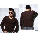 Men's Long Sleeve Casual T-Shirt Lisa Gola Careca Plus