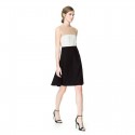 Dress Female Elegant Short flaps in Black and White