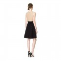 Dress Female Elegant Short flaps in Black and White