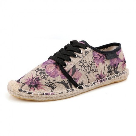 Women's Casual Shoes Comfortable Casual Floral Print Jeans