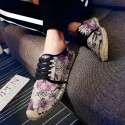 Women's Casual Shoes Comfortable Casual Floral Print Jeans