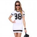 Dress School Sport 98 Short Black and White Female