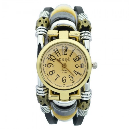 Women's Vintage Quartz Watch Fashionable Gypsy Bracelet