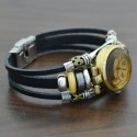 Relógio Quartzo Feminino Vintage Bracelete Cigano Moda Acessorios