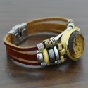 Relógio Quartzo Feminino Vintage Bracelete Cigano Moda Acessorios