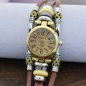 Relógio Quartzo Feminino Vintage Bracelete Cigano Moda Acessorios