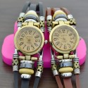Relógio Quartzo Feminino Vintage Bracelete Cigano Moda Acessorios