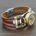 Relógio Quartzo Feminino Vintage Bracelete Cigano Moda Acessorios