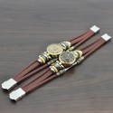 Women's Vintage Quartz Watch Fashionable Gypsy Bracelet