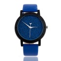 Colorful Moon Unisex Watch Casual Modern Quartz Display without Numerals