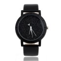 Colorful Moon Unisex Watch Casual Modern Quartz Display without Numerals