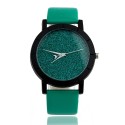 Colorful Moon Unisex Watch Casual Modern Quartz Display without Numerals