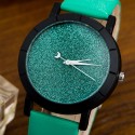 Colorful Moon Unisex Watch Casual Modern Quartz Display without Numerals