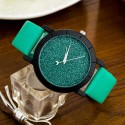 Colorful Moon Unisex Watch Casual Modern Quartz Display without Numerals