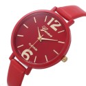 Clock Female Geneva Large Numbers Bracelet Thin Round