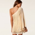 Chiffon Dress Luxury Silk Short Women's Winter Fashion