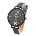 Clock Female Geneva Large Numbers Bracelet Thin Round