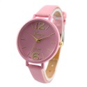 Clock Female Geneva Large Numbers Bracelet Thin Round