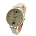 Clock Female Geneva Large Numbers Bracelet Thin Round