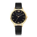 Relogio Feminino Dourado Elegante Mulheres Modernas Luxo Puceira Couro