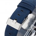 Watches Bracelet Fabric in Jeans Quartoz Display Round Unisex