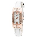 Women's Fine Rectangular Watch with Elegant Quartz Crystals