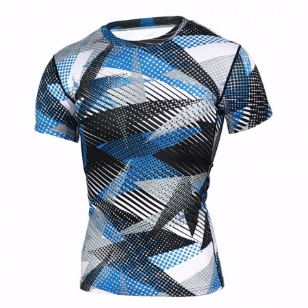 Men's Basic T-Shirt Army Camouflage Short Sleeve T-Shirt