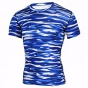 Men's Basic T-Shirt Army Camouflage Short Sleeve T-Shirt