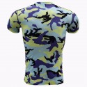 Camiseta Masculina Básica Manga Curta Estampa Camuflada Exercito